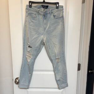 GAP White Washed Distressed Jeans     Sz 14/32 Short